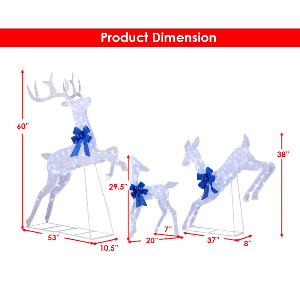 Product Dimension  
60" x 53" x 10.5"  
38" x 37" x 8"  
29.5" x 20" x 7"