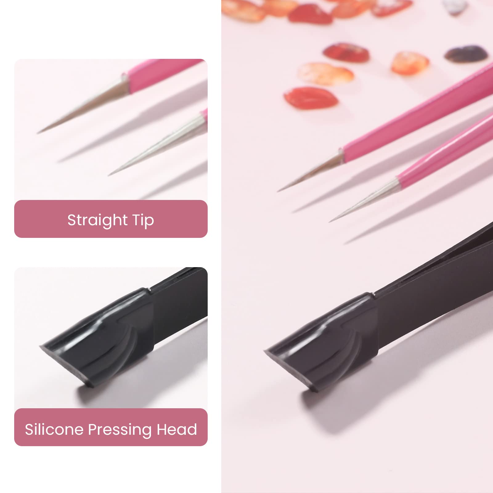Straight Tip  
Silicone Pressing Head