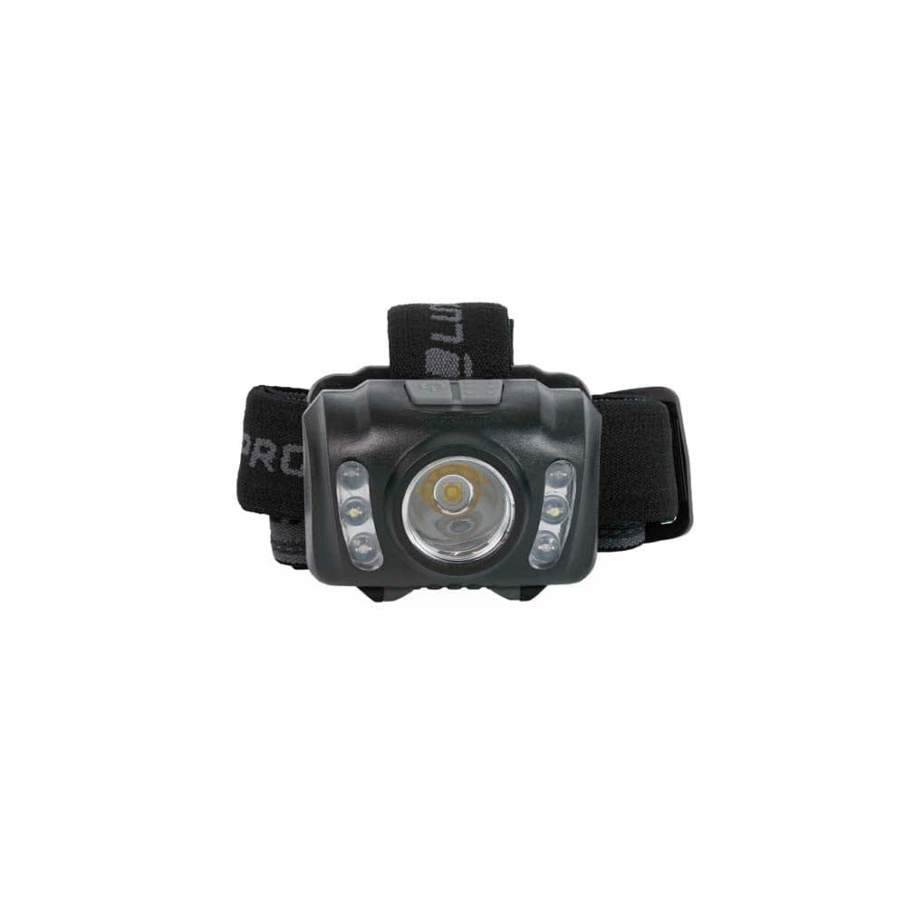 LUXPRO - Extended Run Time Multi-Color LED Headlamp, 450 Lumens - Black