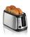 Front. Hamilton Beach - Keep Warm 4-Slice Extra Long Slot Toaster with Extra Wide Slots - BLACK.