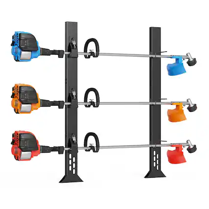 Front. Skar Audio - Trimmer Racks For Open - Weedeater Rack Lockable Weed Eater Trailer Landscape Truck Holder Lawn Equipment A... - 3 Locking Positions.