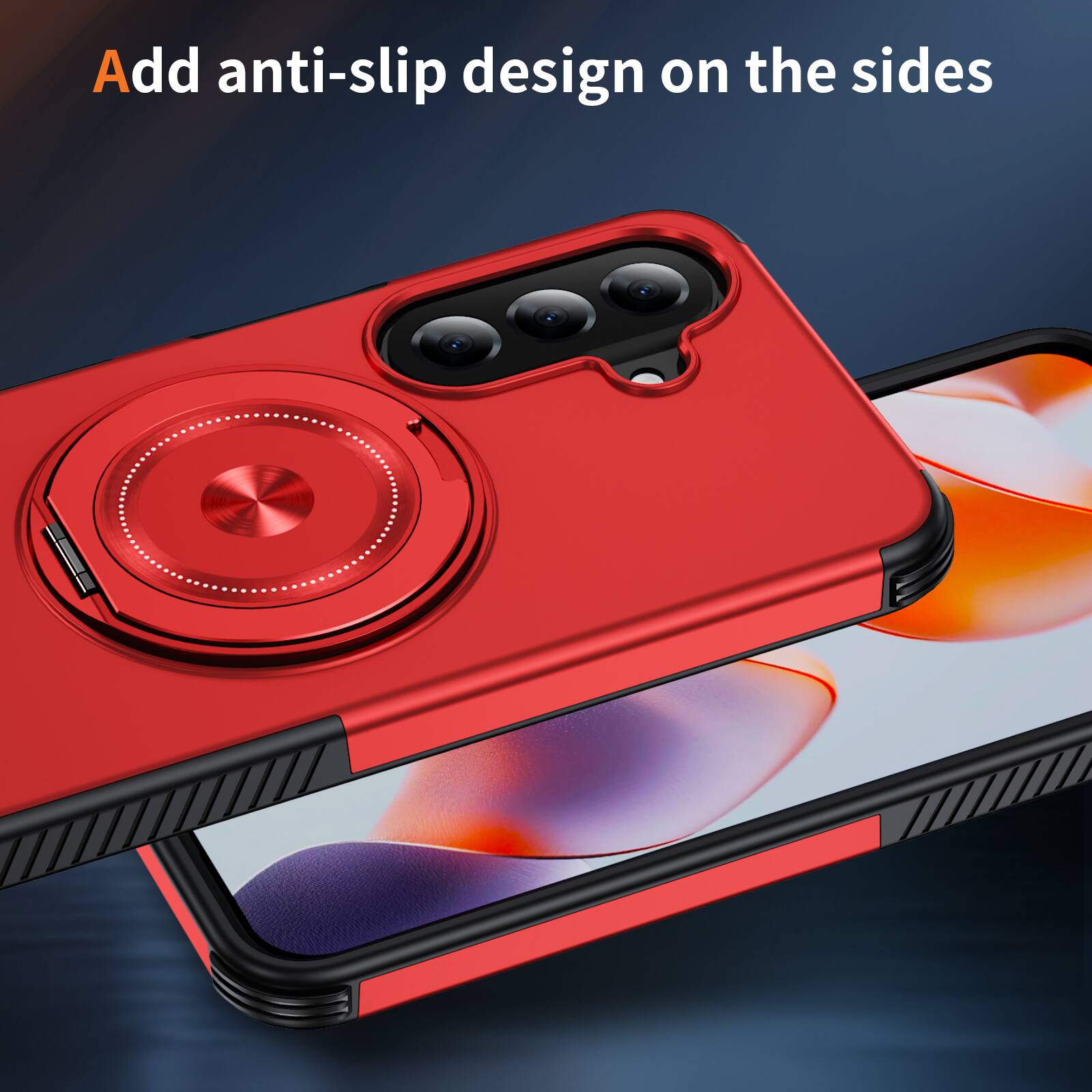 Dteck Magnetic Shockproof Case for Samsung Galaxy A37 5G, 360 Rotating ...