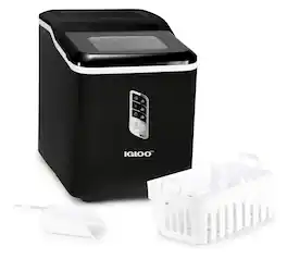 Igloo - Automatic Self-Cleaning 26-lb. Ice Maker - Black