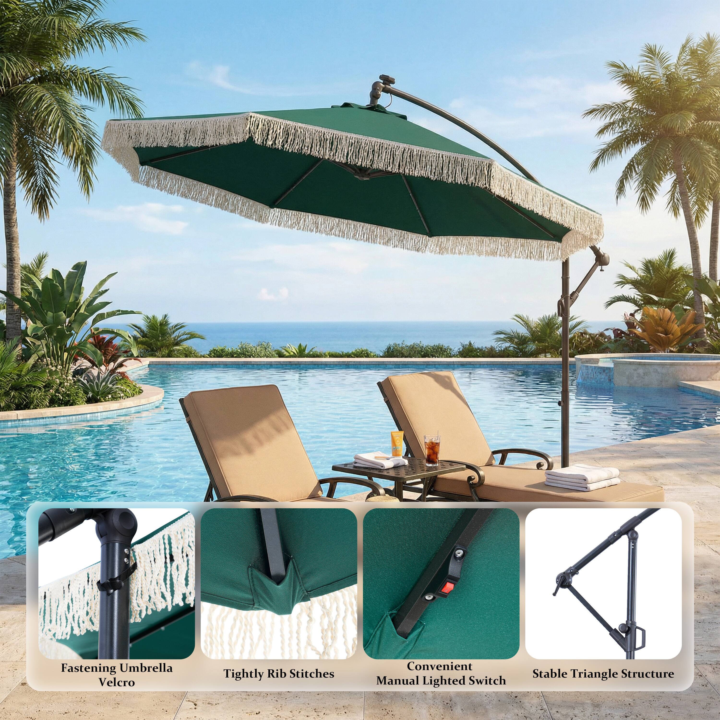 - Fastening Umbrella Velcro
- Tightly Rib Stitches
- Convenient Manual Lighted Switch
- Stable Triangle Structure