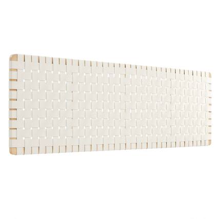 Front. Modway - Sparta Weave Wall-Mount Vegan Leather King Headboard by Modway - Brown.
