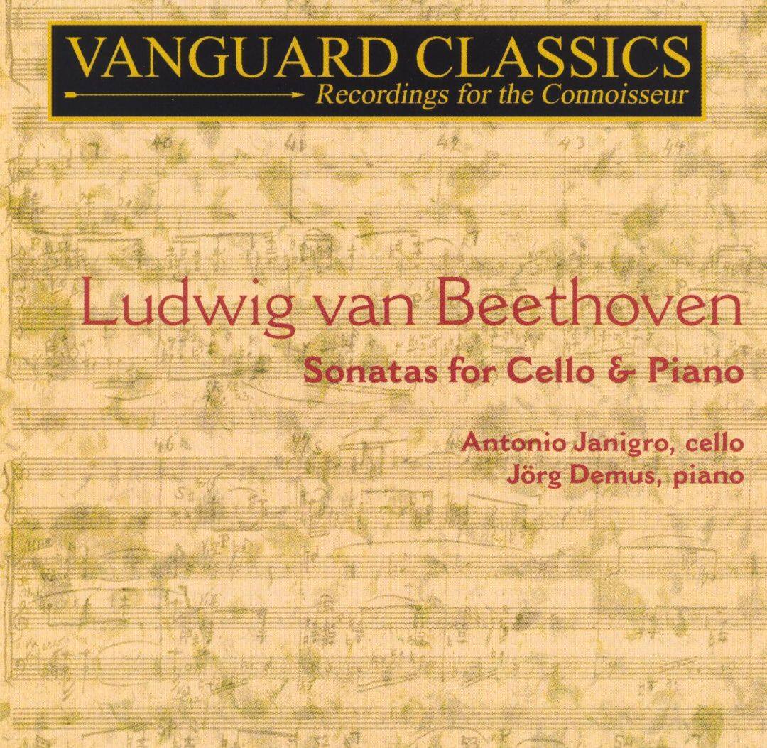 Best Buy: Ludwig Van Beethoven: Sonatas For Cello & Piano Nos. 1-5 [CD]