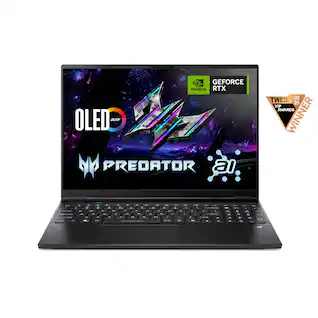Acer - Predator Helios Neo 16S AI Gaming Laptop - 16" OLED 240Hz - Intel Core Ultra 9 - NVIDIA GeForce RTX 5060 – 16GB – 1TB - Obsidian Black