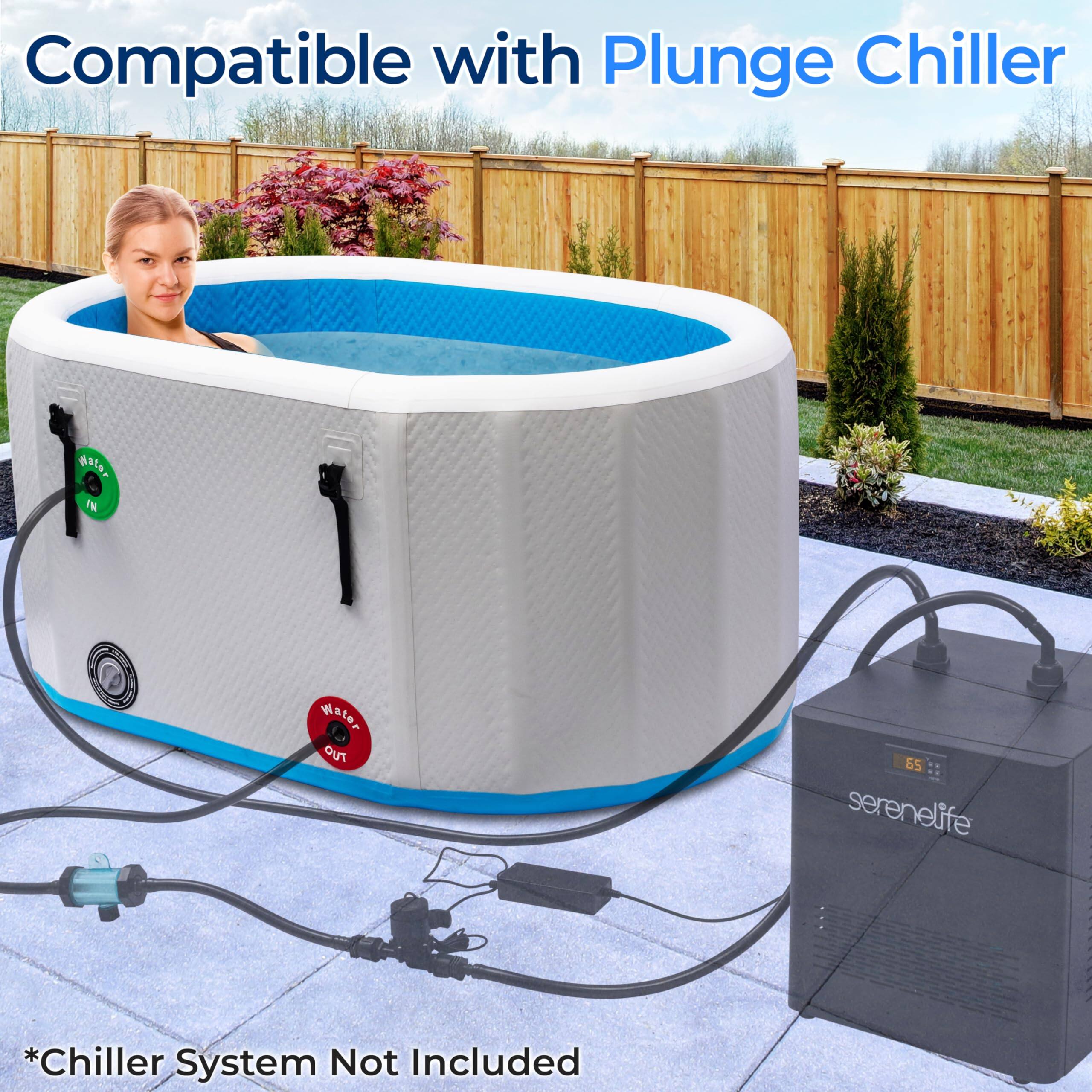 Compatible with Plunge Chiller  
*Chiller System Not Included
