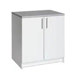 Prepac - Elite 64" Storage Cabinet Set B - 5 pc - White