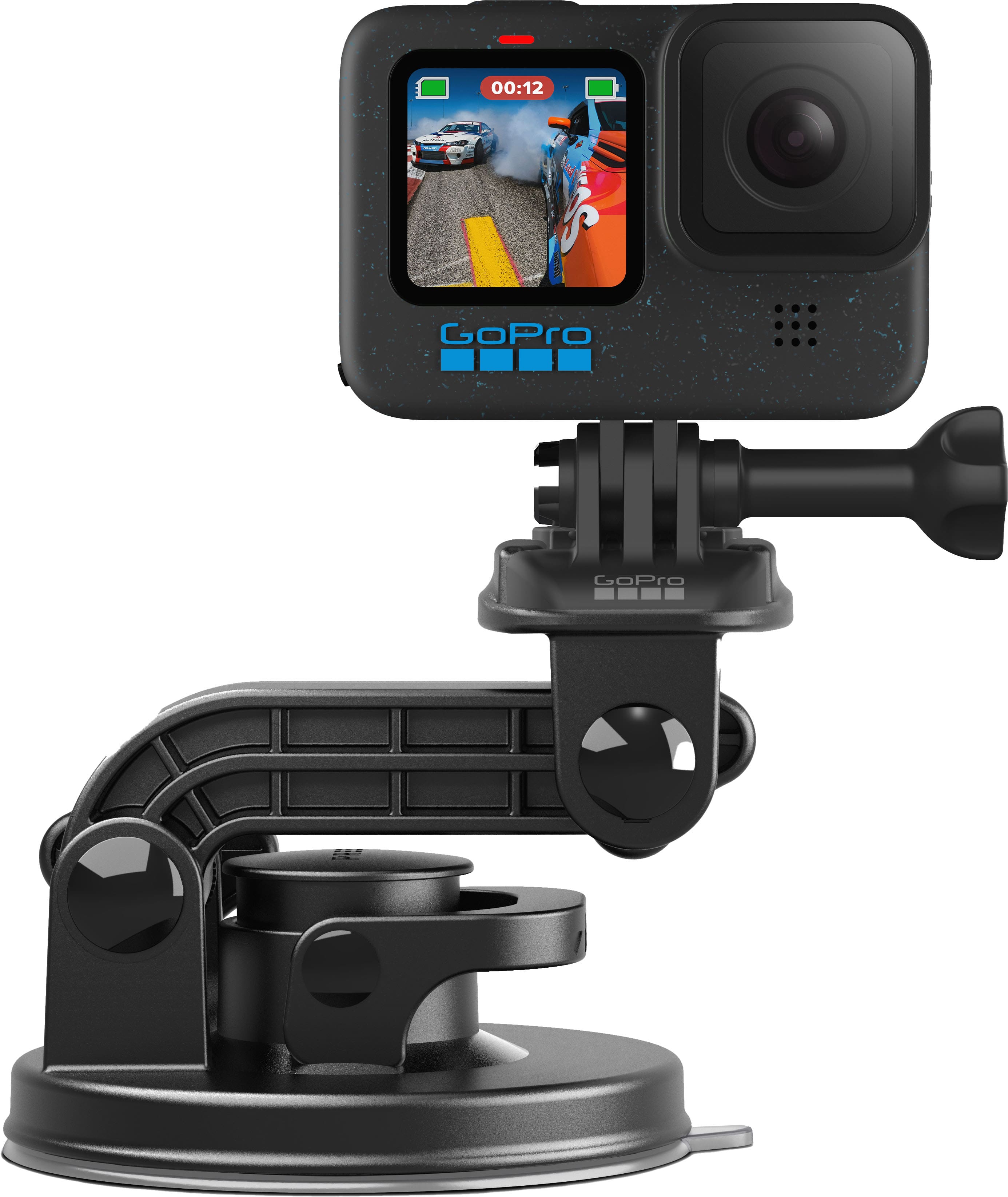 Alt View 14. GoPro - Suction Cup Mount - Black.