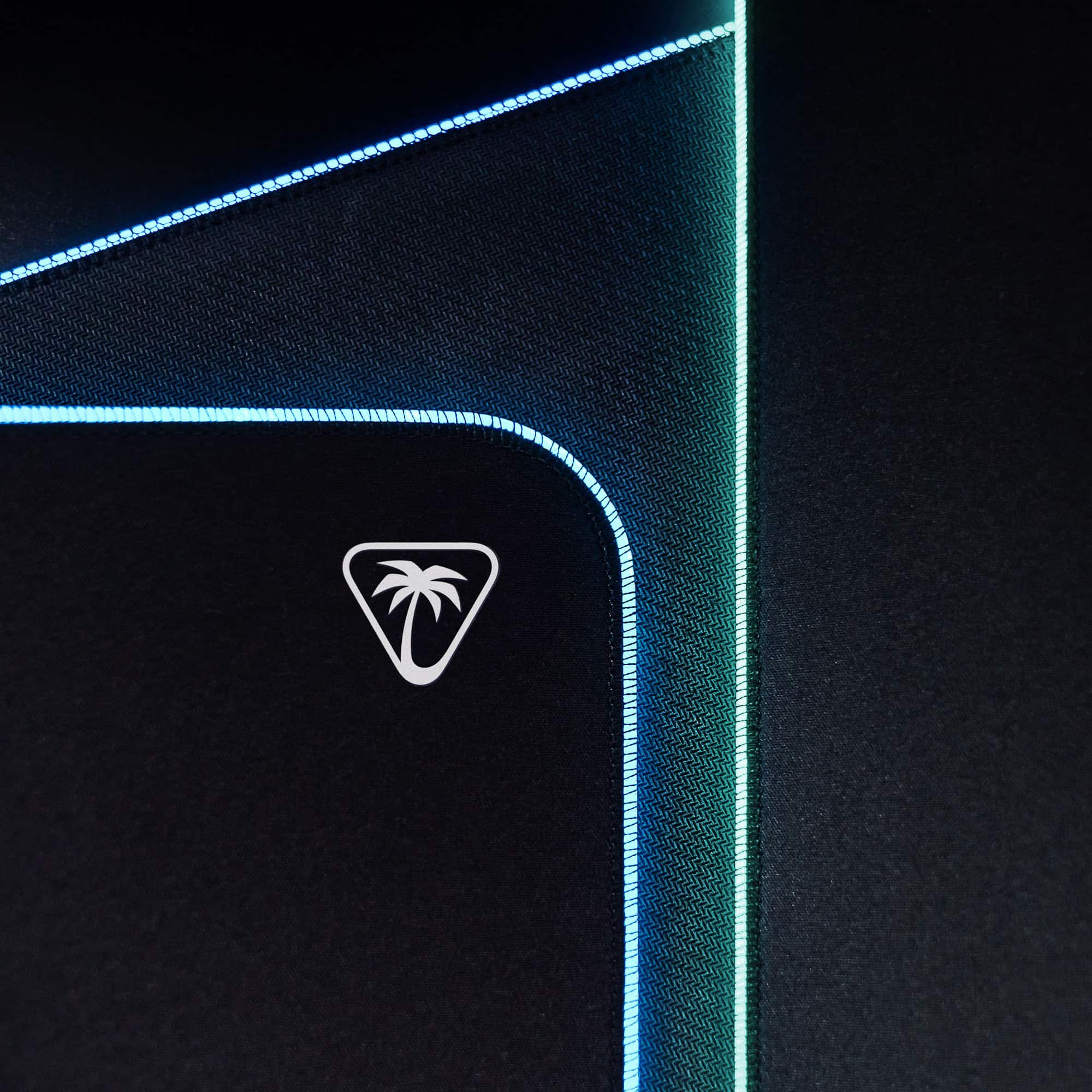 Back. Turtle Beach - Sense AIMO XXL Ultra-Wide RGB Illumination Gaming Mousepad - Black.