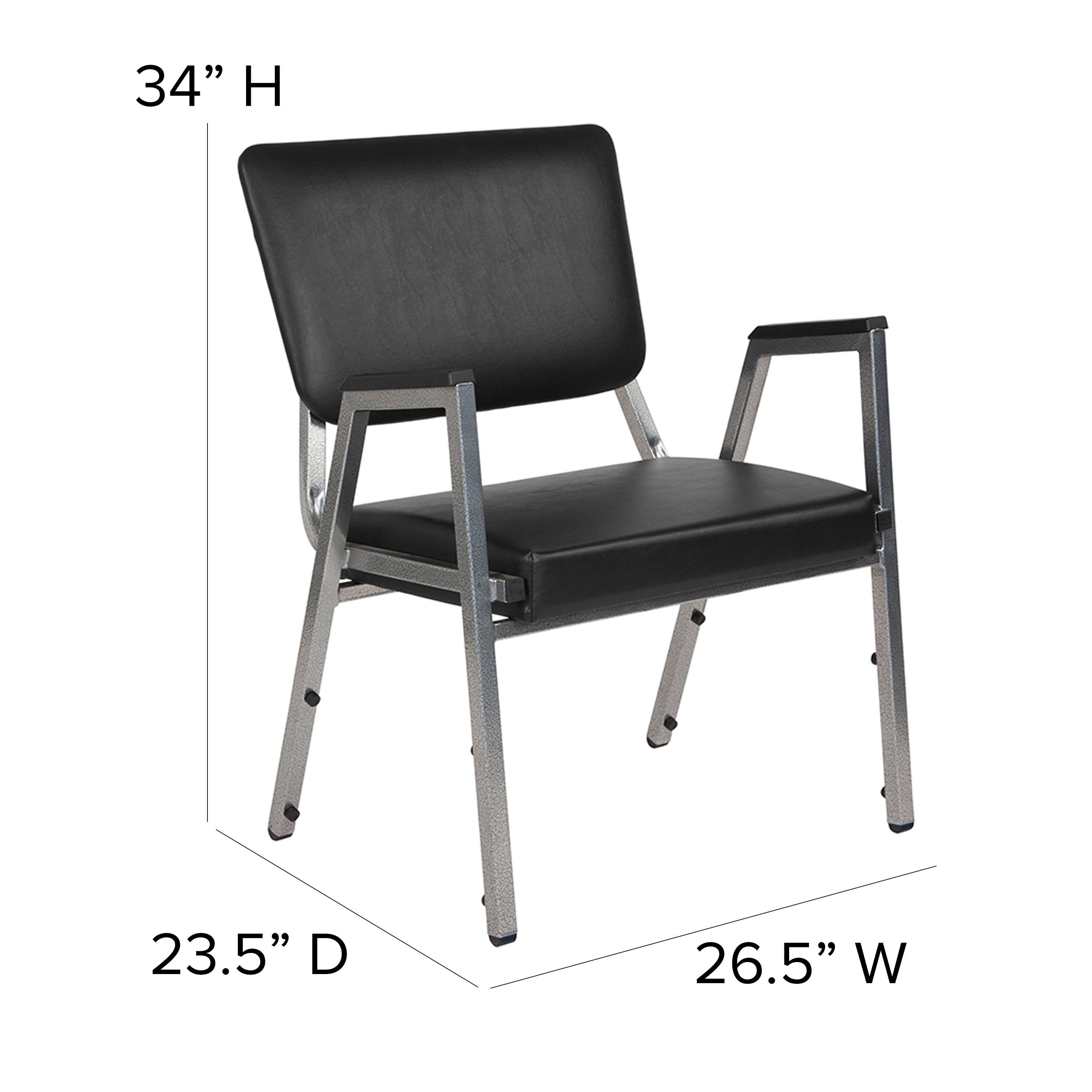 34" H  
23.5" D  
26.5" W