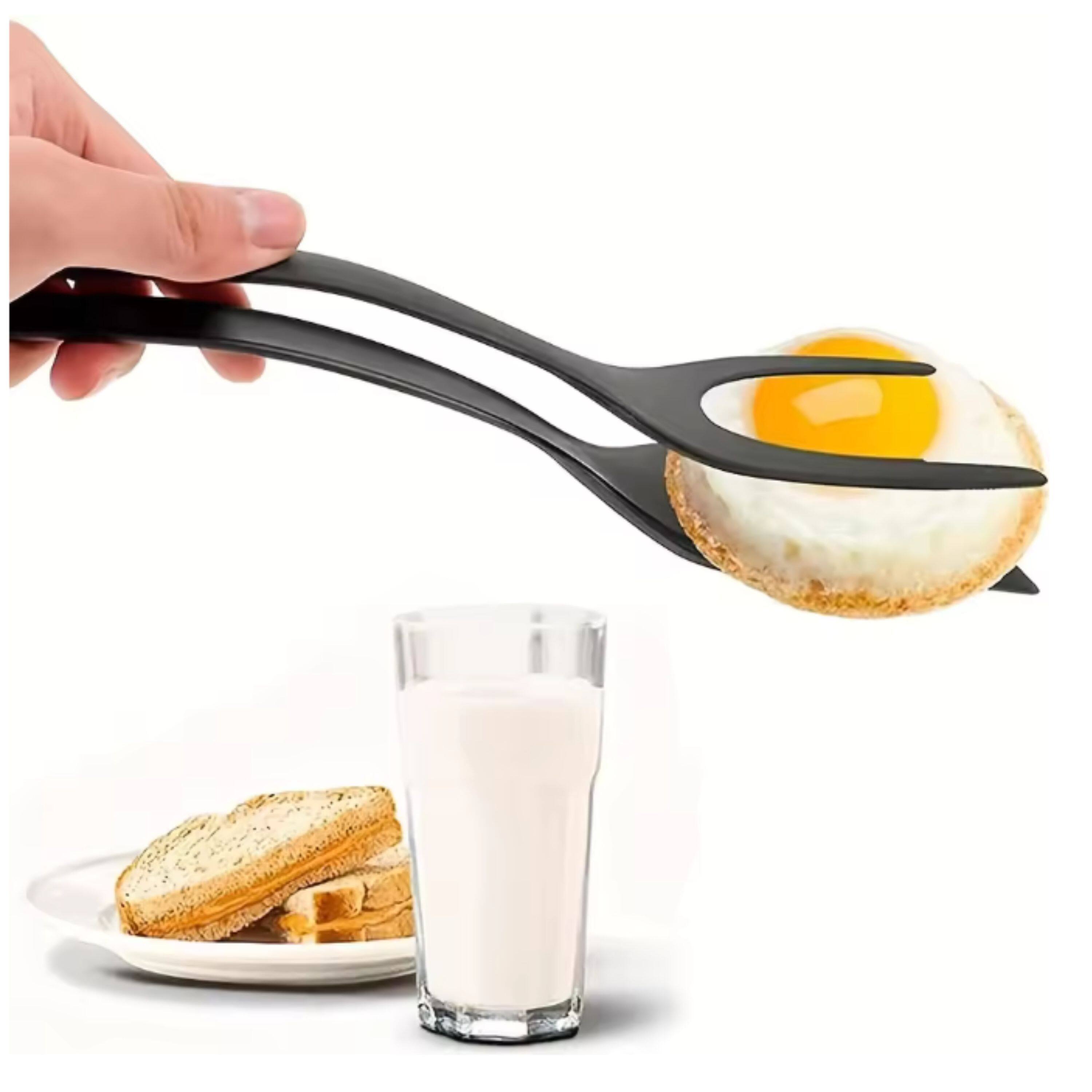 Back. Kitcheniva - 2 in 1 Multifunctional Plastic Shovel Spatula with Clip.
