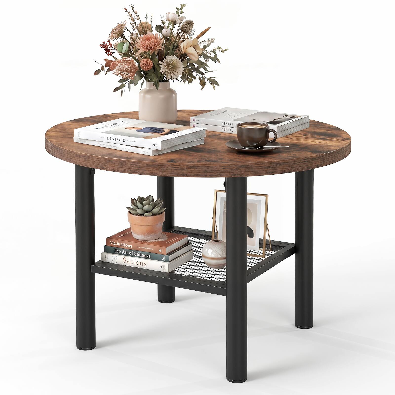 Rustic Brown & Black