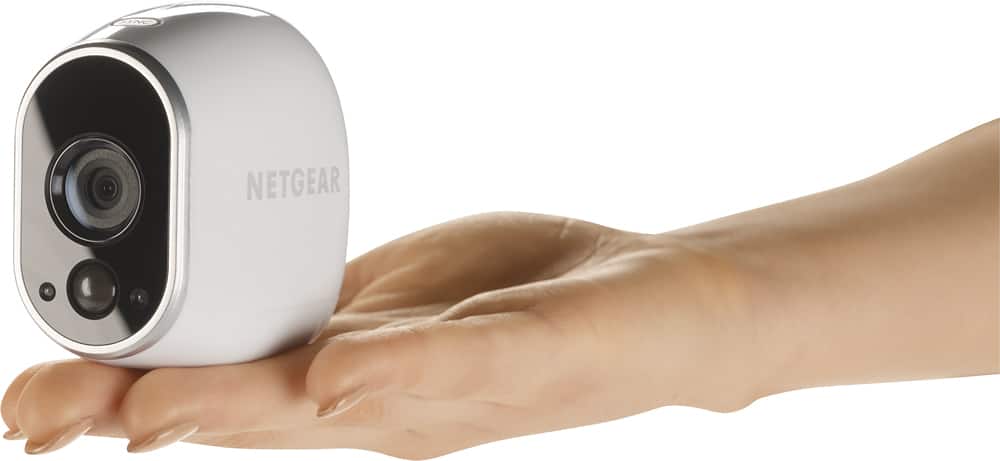 Alt View 13. NETGEAR - Arlo Smart Home Indoor/Outdoor Wireless High-Definition IP Security Cameras (3-Pack) - White/Black.