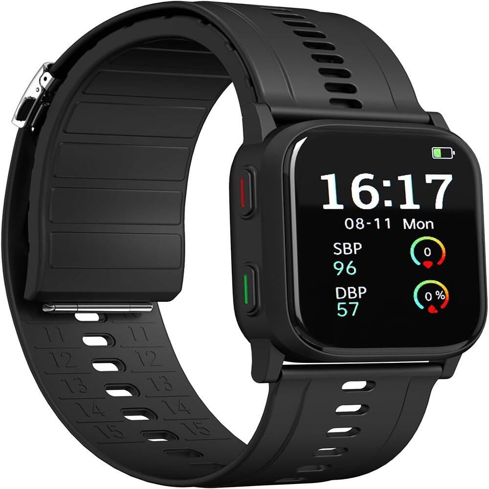 RTMB - Smart Watch Blood Pressure Monitor with Heart Rate & Blood Oxygen Tracking, Black - BPW1 - (2019)
