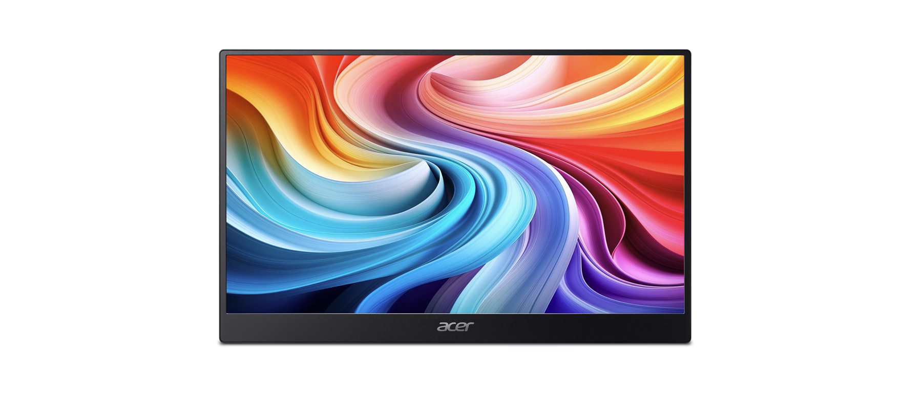 Front. Acer - PM161Q 15.6" Monitor 1920 x 1080 250 Nit 60 Hz 4 ms UM.ZP1AA.105 - Black.