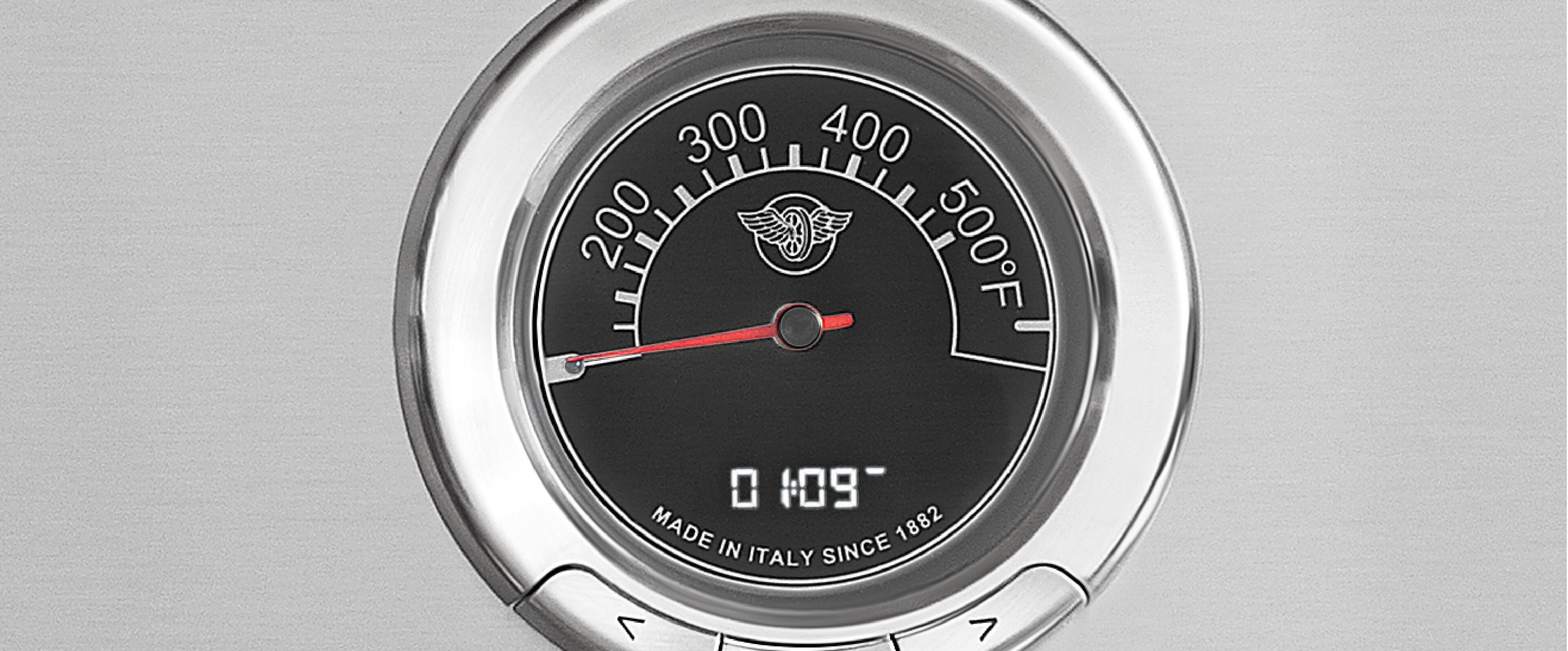 300 400 200 wL 500F 0 109° MADE IN ITALY SINCE 1882