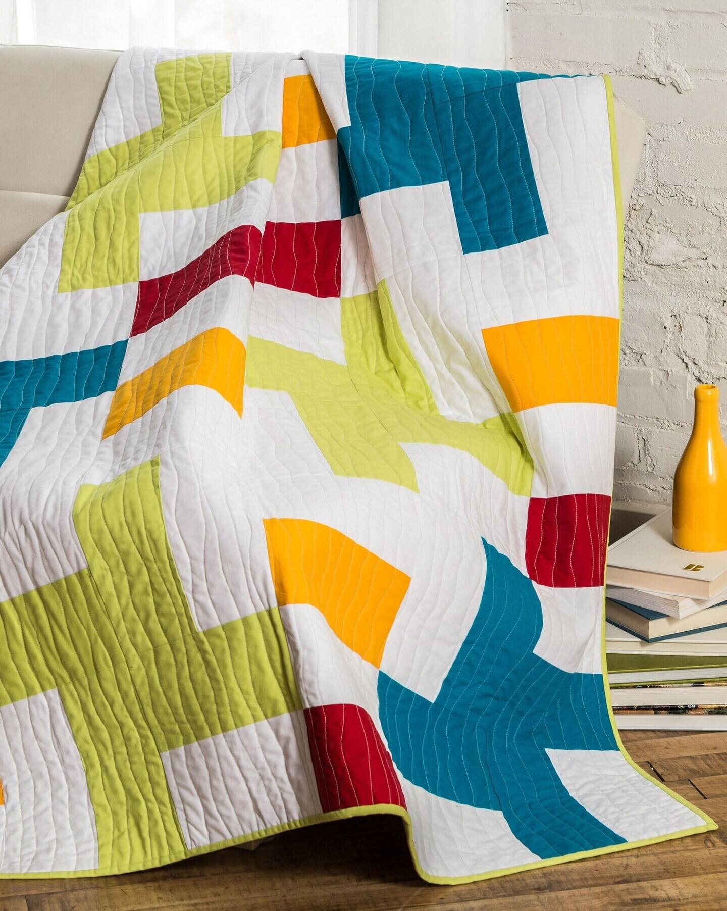 Angle. AccuQuilt - June Tailor Navy SASH in A Dash 50YD.