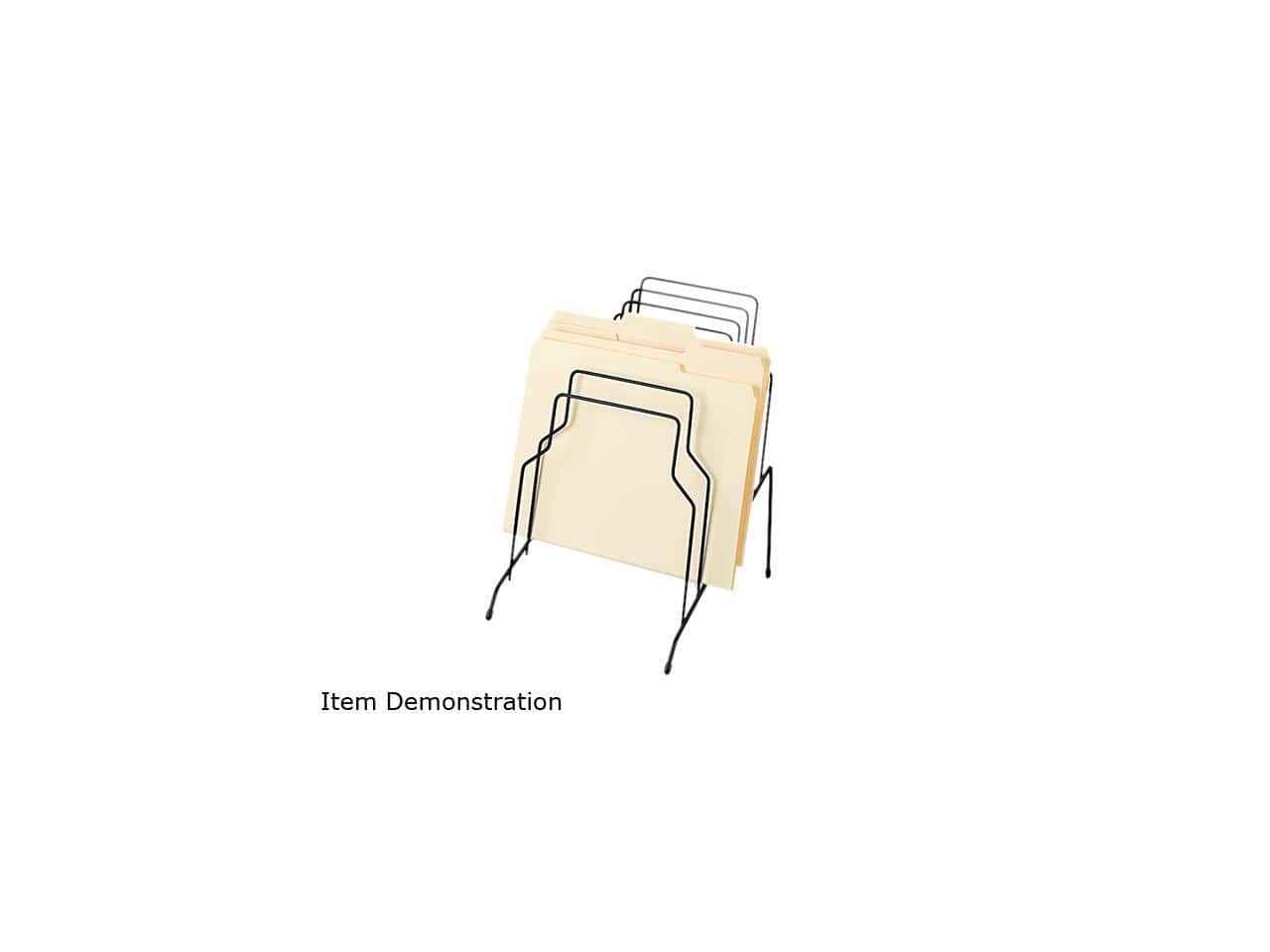 Fellowes - 72614 Step File, Eight Sections, Wire, 10 1/8 x 12 1/8 x 11 7/8, Black