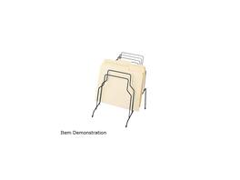 Fellowes - 72614 Step File, Eight Sections, Wire, 10 1/8 x 12 1/8 x 11 7/8 - Black