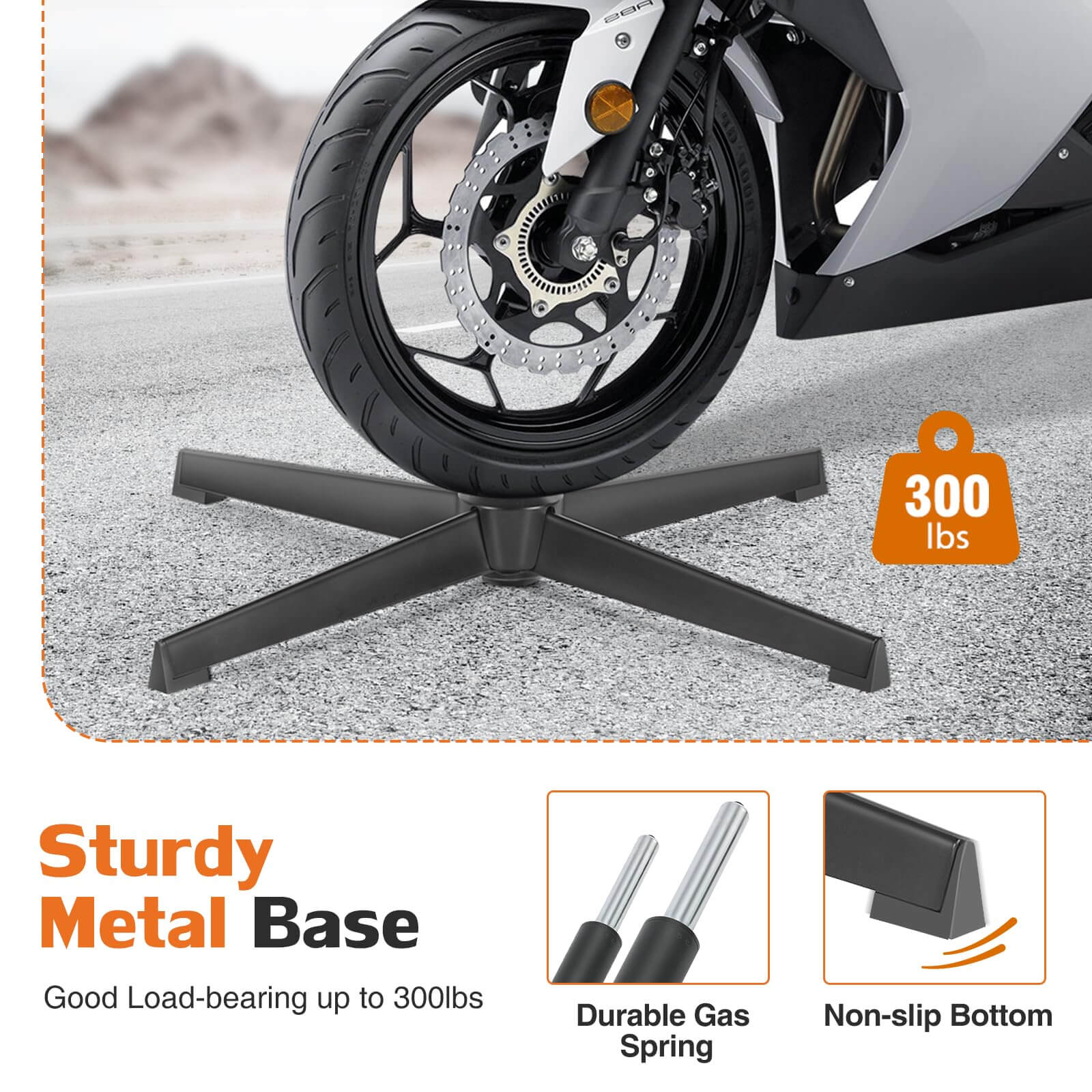 20 300 lbs Sturdy Metal Base Good Load-bearing up to 300lbs Durable Gas Spring Non-slip Bottom