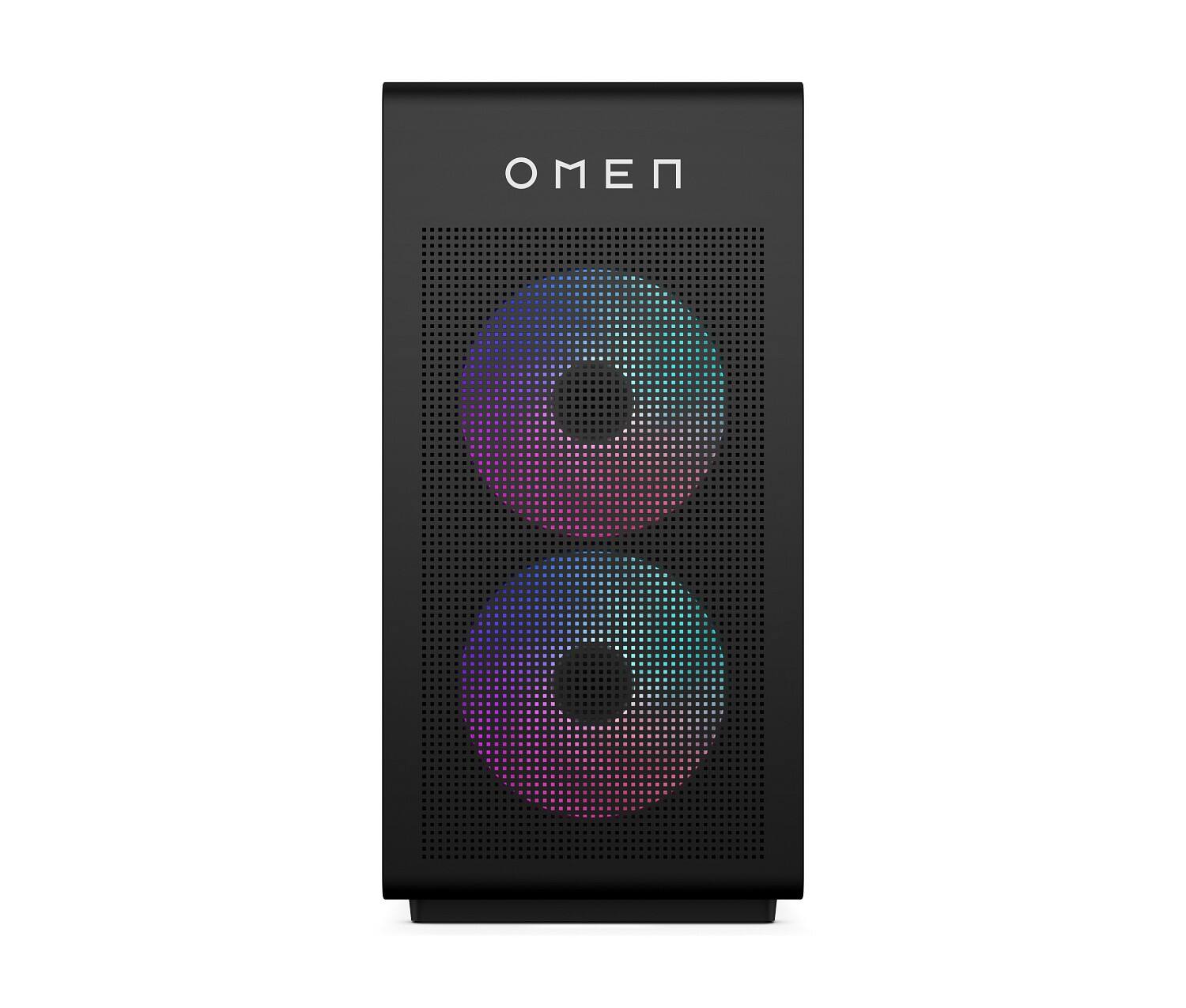 Angle. HP OMEN - OMEN Desktop Intel Core Ultra 7, 32 GB;1 TB SSD  Windows 11 Home - Shadow black metal.