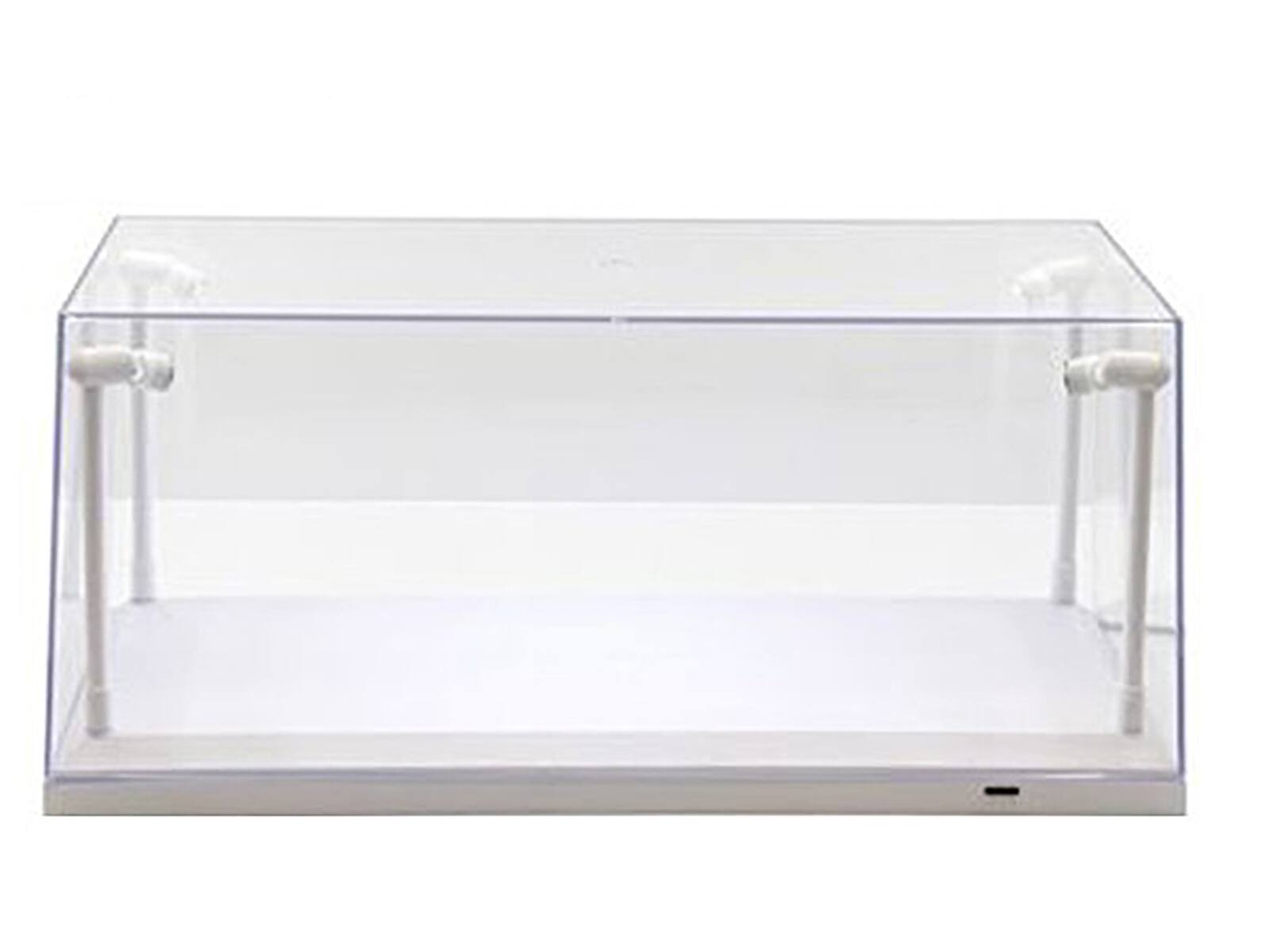 Alt View 1. Illumibox - Collectible Display Show Case with LED Lights for 1/18 1/24 Models with White Base by Illumibox.