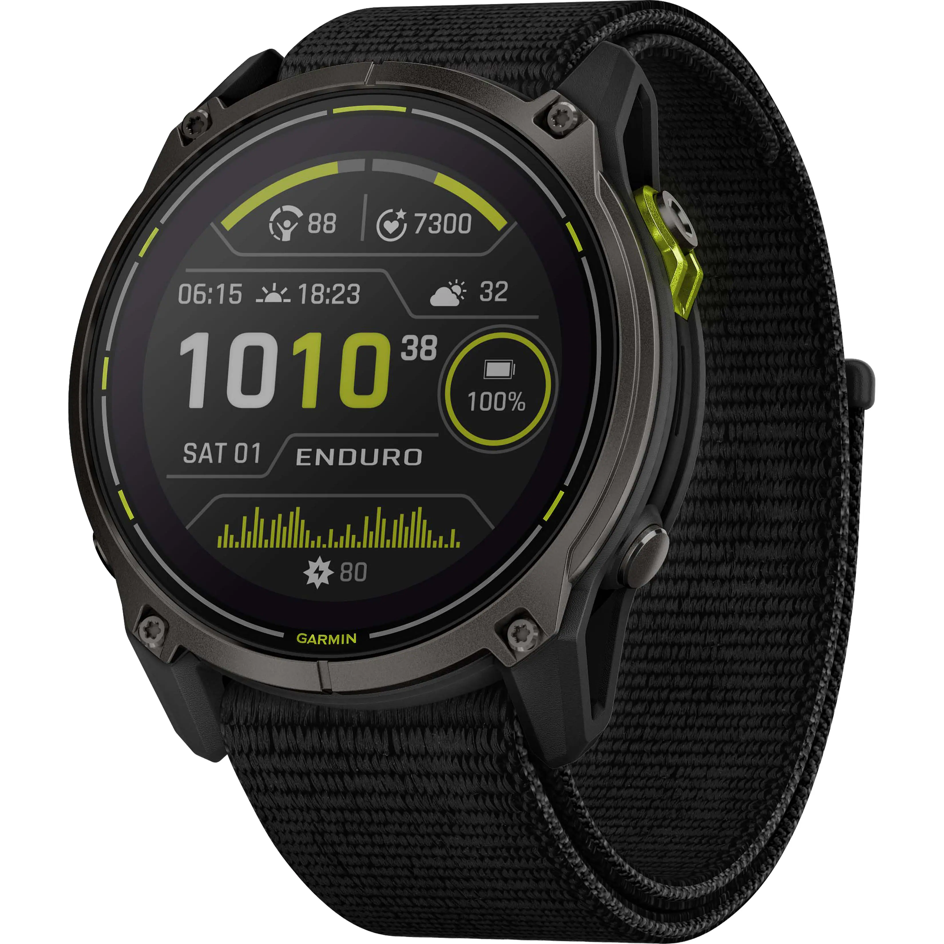 Garmin - Enduro 3 Solar GPS Smartwatch 51mm Fiber-reinforced polymer - Carbon Gray DLC titanium - (2024)