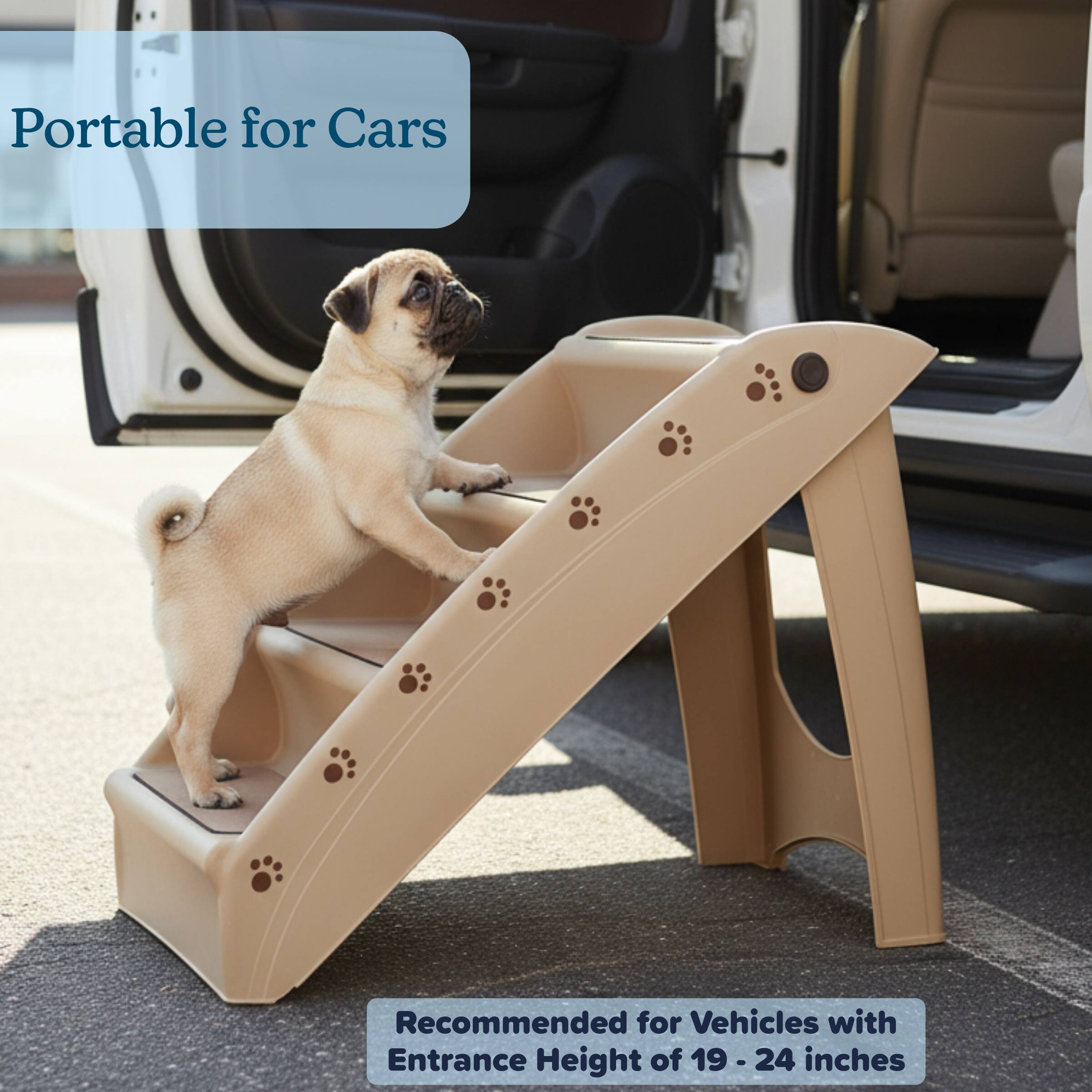 Portable for Cars  
Recommended for Vehicles with Entrance Height of 19-24 inches