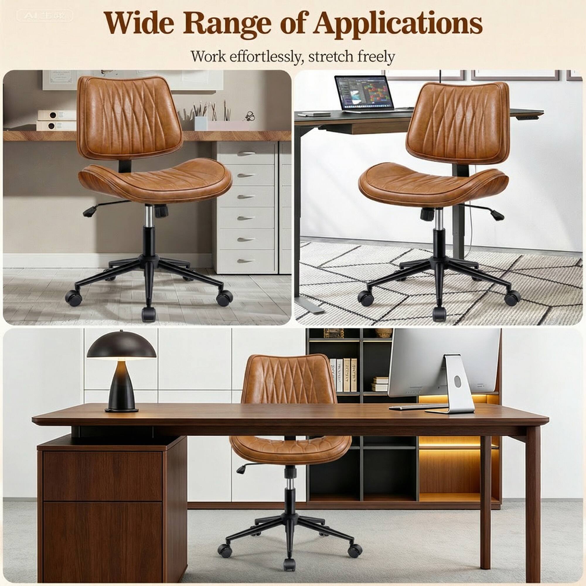 Wide Range of Applications  
Work effortlessly, stretch freely