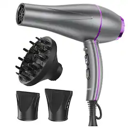 NEXPURE - Ionic Hair Dryer with Diffuser, 2000W Professional Blow Dryer for Fast Drying, Salon & Home Use