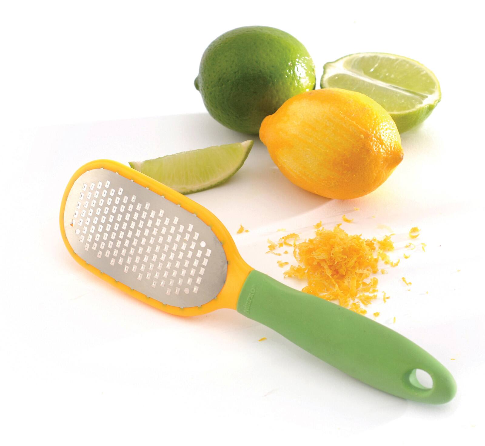 Alt View 3. Norpro - Grip-EZ Citrus Grater with Sheath, Great for Lemon, Lime, Orange Zest - Green.