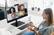 Alt View 29. Samsung - A400 Series 24" IPS LED FHD FreeSync Monitor with Webcam - Black.