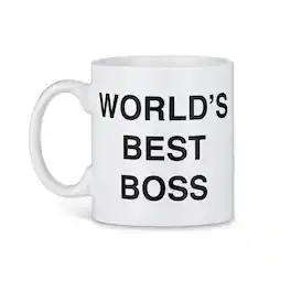 Surreal Entertainment - The Office "World's Best Boss" Ceramic Coffee Mug | 20 ounces - White