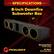 SPECIFICATIONS
8-inch Downfire Subwoofer Box
7"
Mounting Depth: 11.25 inches
Air Space: 0.8 Cubic Feet