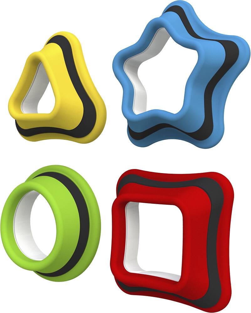 Customer Reviews: Kidtellect Shapes Geometric Shapes (4-Count) Red/Blue ...