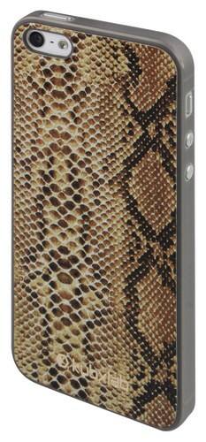 Front Standard. Kubxlab - Ultrathin Case for Apple® iPhone® 5 and 5s - Gold Snake.