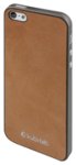 Front Zoom. Kubxlab - Ultrathin Case for Apple® iPhone® 5 and 5s - Brown Nubuck.