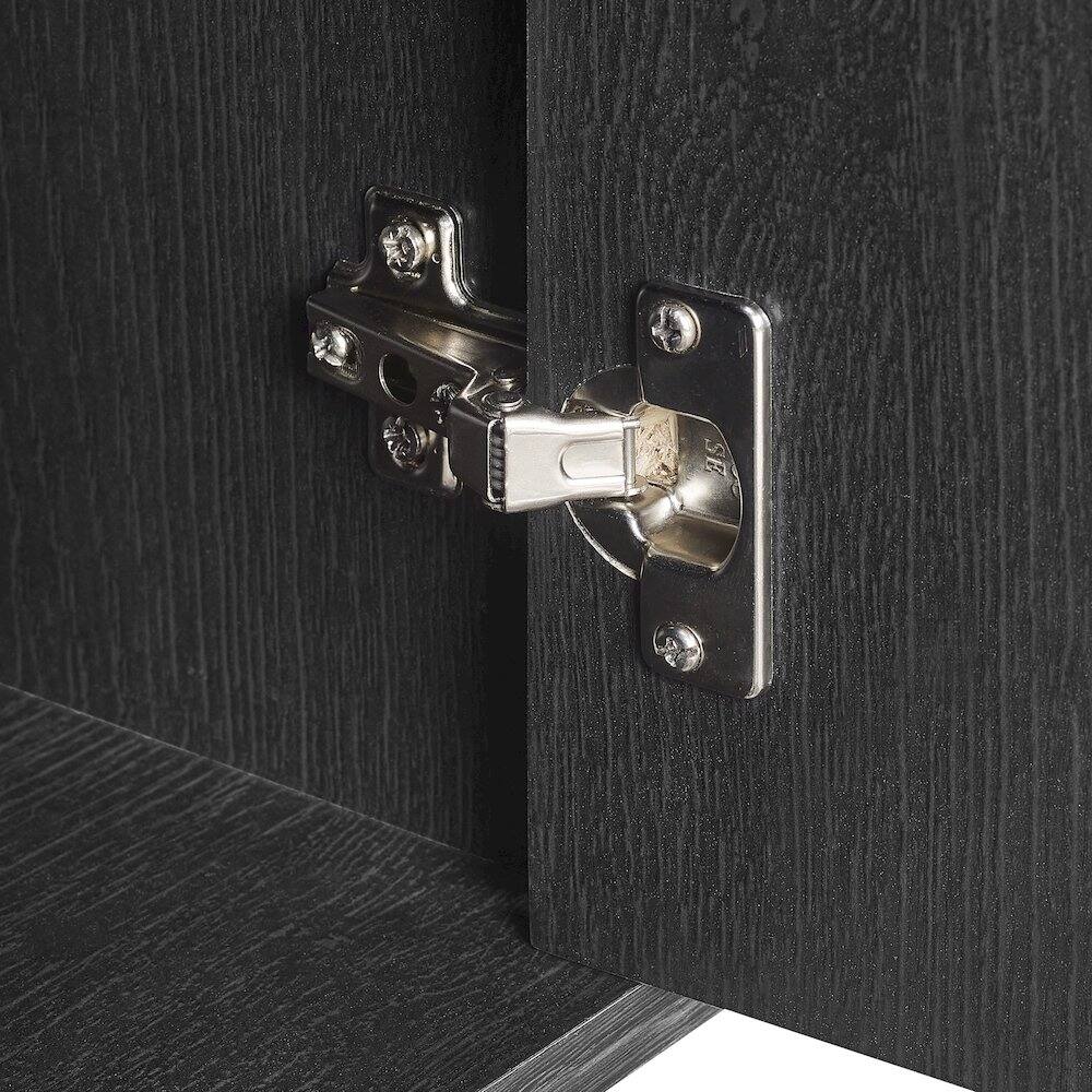 Alt View 6. Crosley Furniture - Wesley Sideboard - Black.