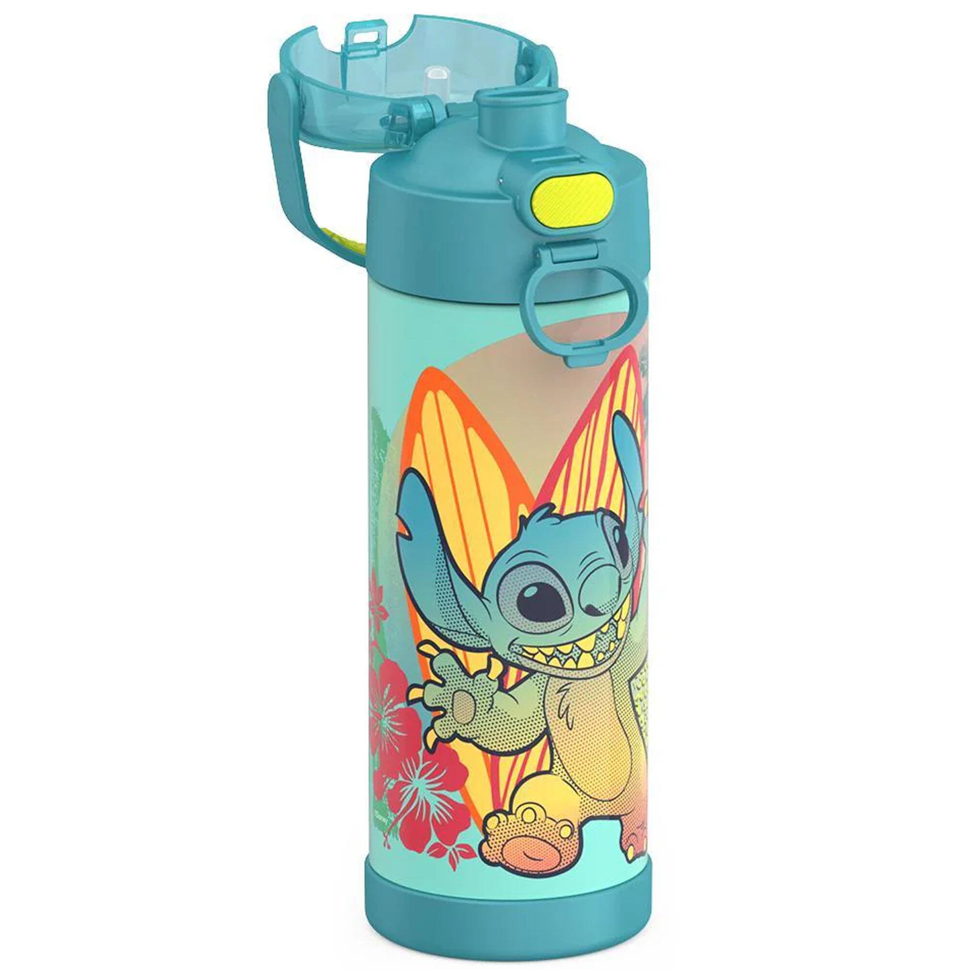 Alt View 2. Thermos - Thermos 16 oz. Kid's Funtainer Stainless Steel Water Bottle - Stitch - Stitch.