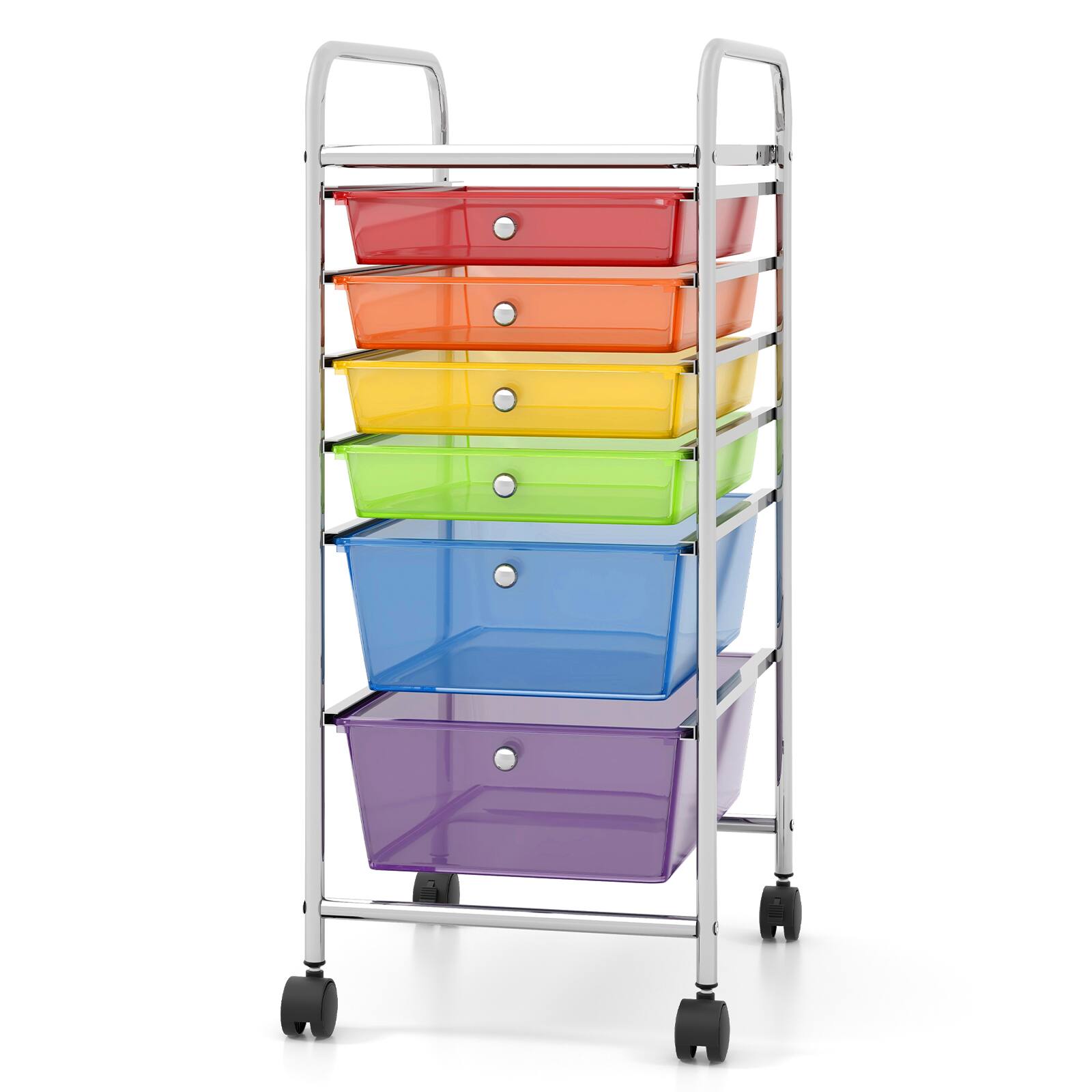 Alt View 9. Sugift - 6 Drawers Rolling Storage Cart Organizer - Purple.