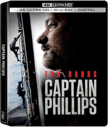 Front. Captain Phillips (Steelbook) - 4K Blu-Ray.