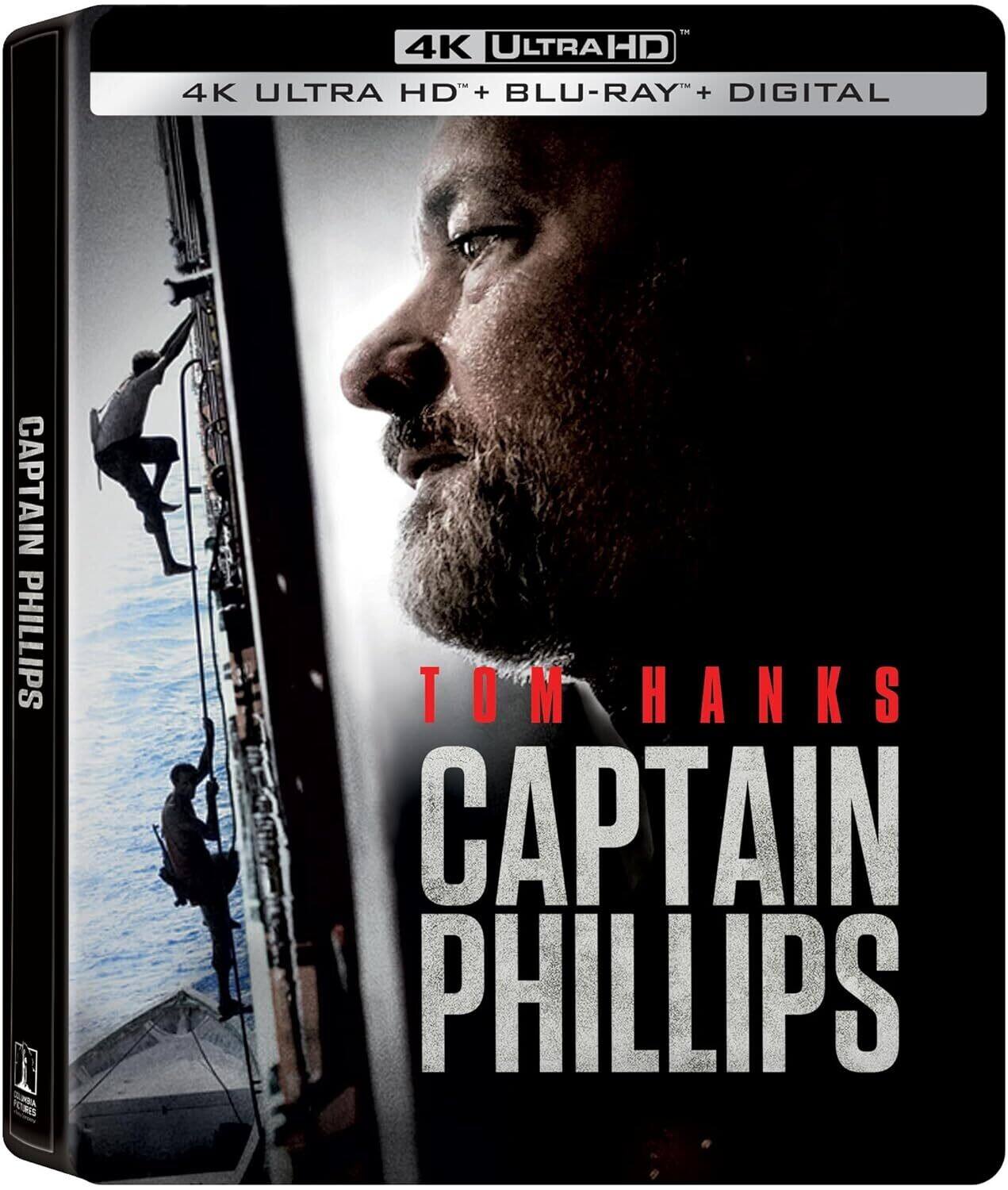 Captain Phillips (Steelbook)   - 4K Blu-Ray [4K Ultra HD Blu-ray]