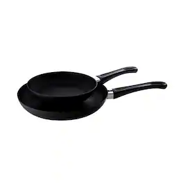 Scanpan - Classic 2 Piece Fry Pan Set, 10.25" & 12.5", Nonstick - Black