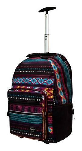 Front Standard. Sumdex - California Trolley Laptop Backpack - Tribal.