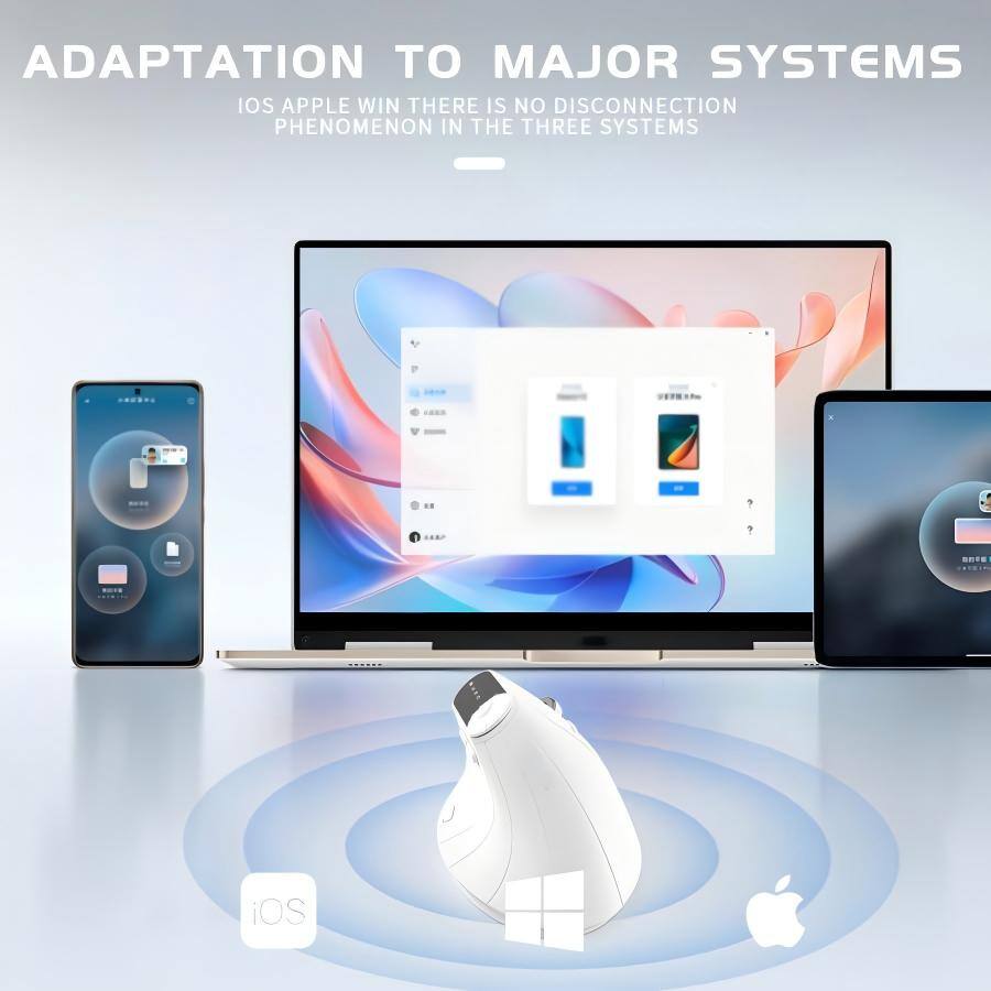 ADAPTATION TO MAJOR SYSTEMS  
IOS APPLE WIN THERE IS NO DISCONNECTION PHENOMENON IN THE THREE SYSTEMS