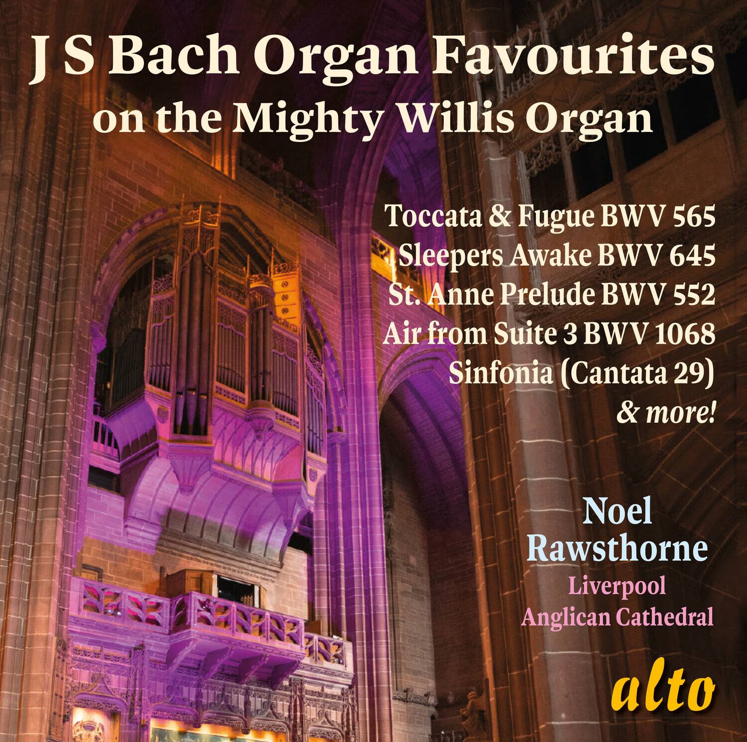 Noel Rawsthorne - J.S. Bach: Organ Favourites   - COMPACT DISCS [CD] price history on PriceWatchPro