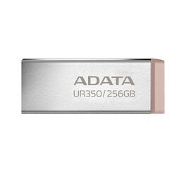 ADATA - UR350 256GB USB Flash Drive, USB 3.2 Gen1 100MB/s, Metal - Brown