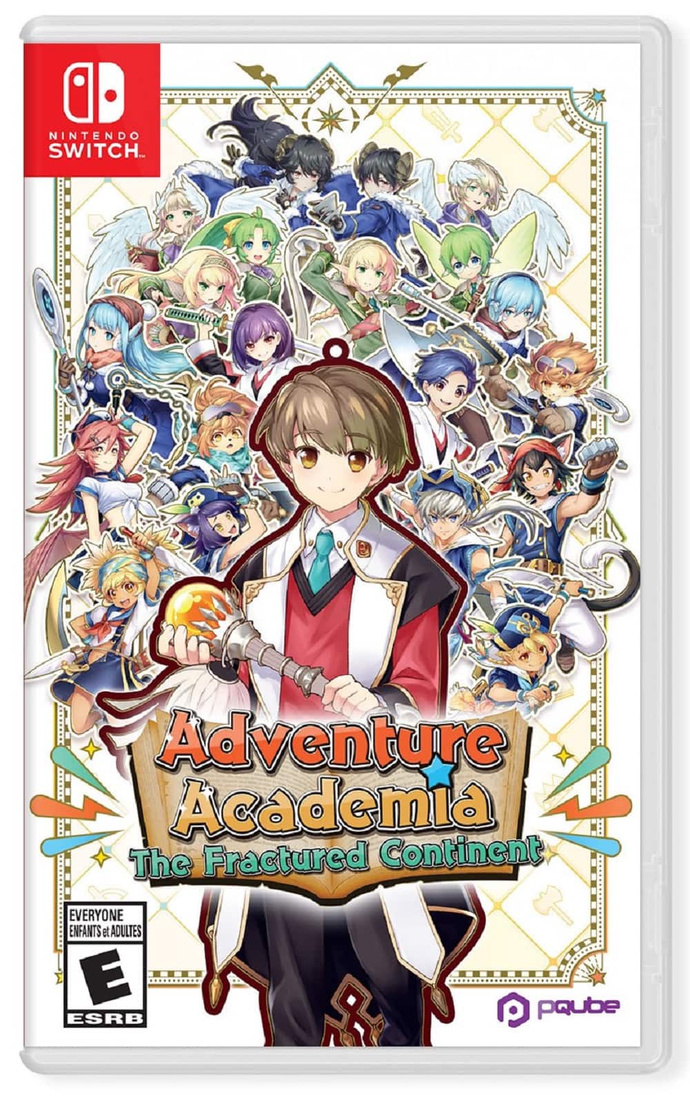 Front. PQube - Adventure Academia: The Fractured Continent.